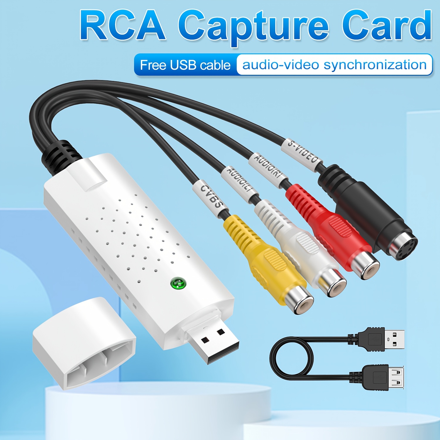 1pc usb rca vhs vcr digital Temu Saudi Arabia