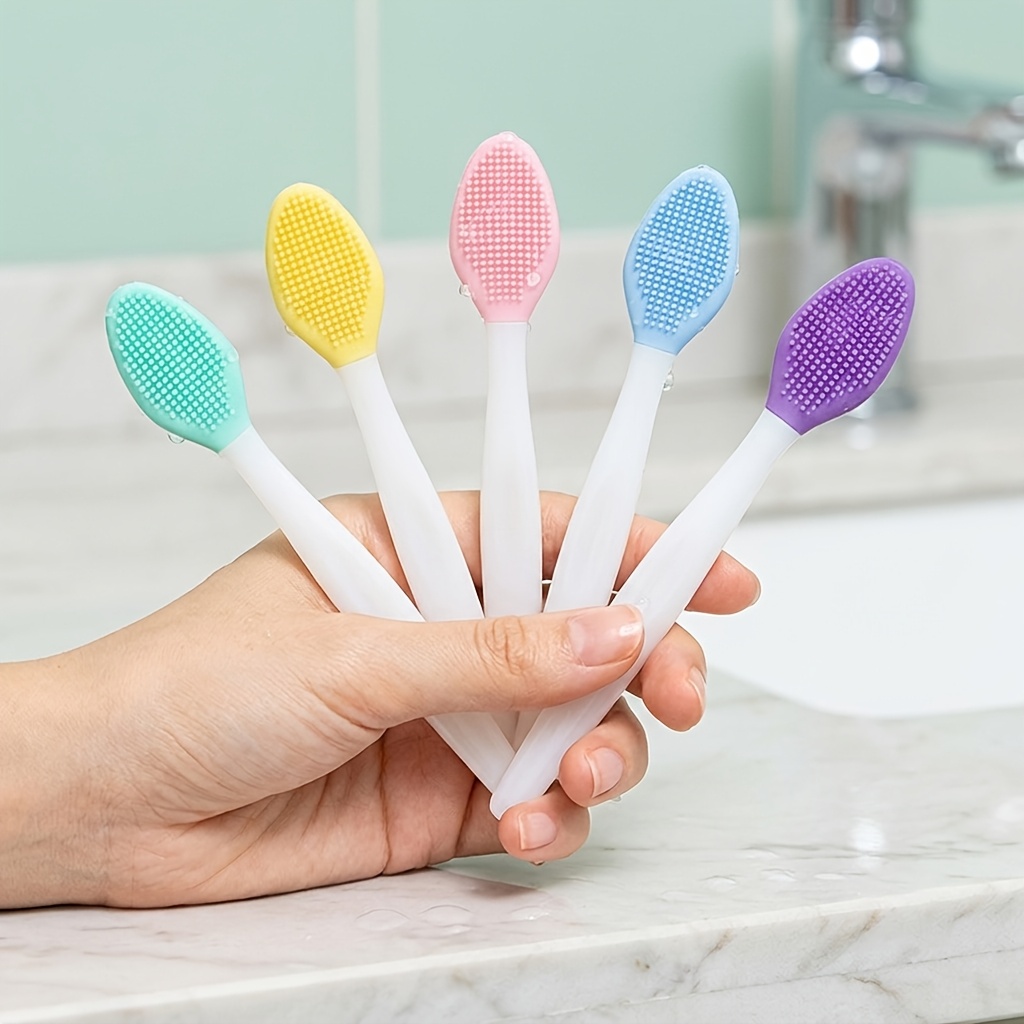 4pcs Facial Cleansing Kit with Scrub Brush & Blackhead Scraper