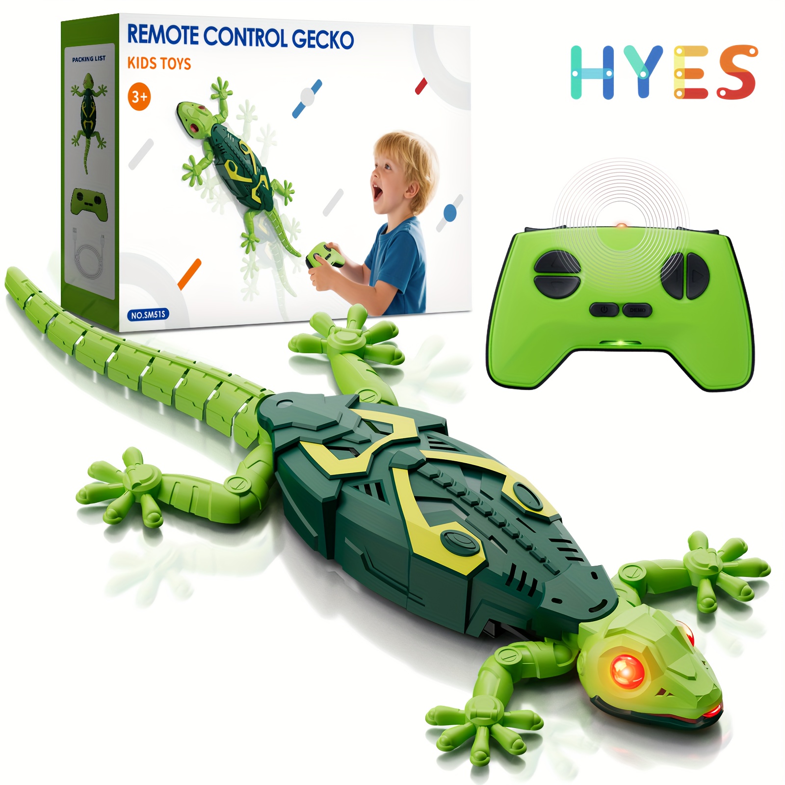 rc robot toy with remote control usb battery powered green climbing wall robot with for kids ages 3 birthday halloween christmas gift educational   toy for boys girls interactive playtime   design durable construction holiday present Product details 0