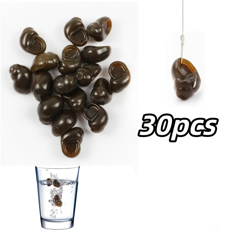 E-shop 30 Stück lebensechte schwimmende Schnecken-Softbait, angereichert mit Fischgeruch, ein beliebtes Zubehör für Angelbegeisterte