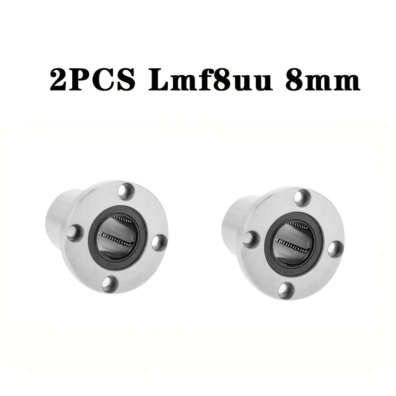 Image of 2pcs Msm Round Flange Linear Bearings Lhfr/smf/lmf6uu Lmf8suu Lmf8uu Lmf10uu Lmf12uu Lmf16uu Lmf20uu Lmf25uu Lmf30uu Lmf35uu (mm)