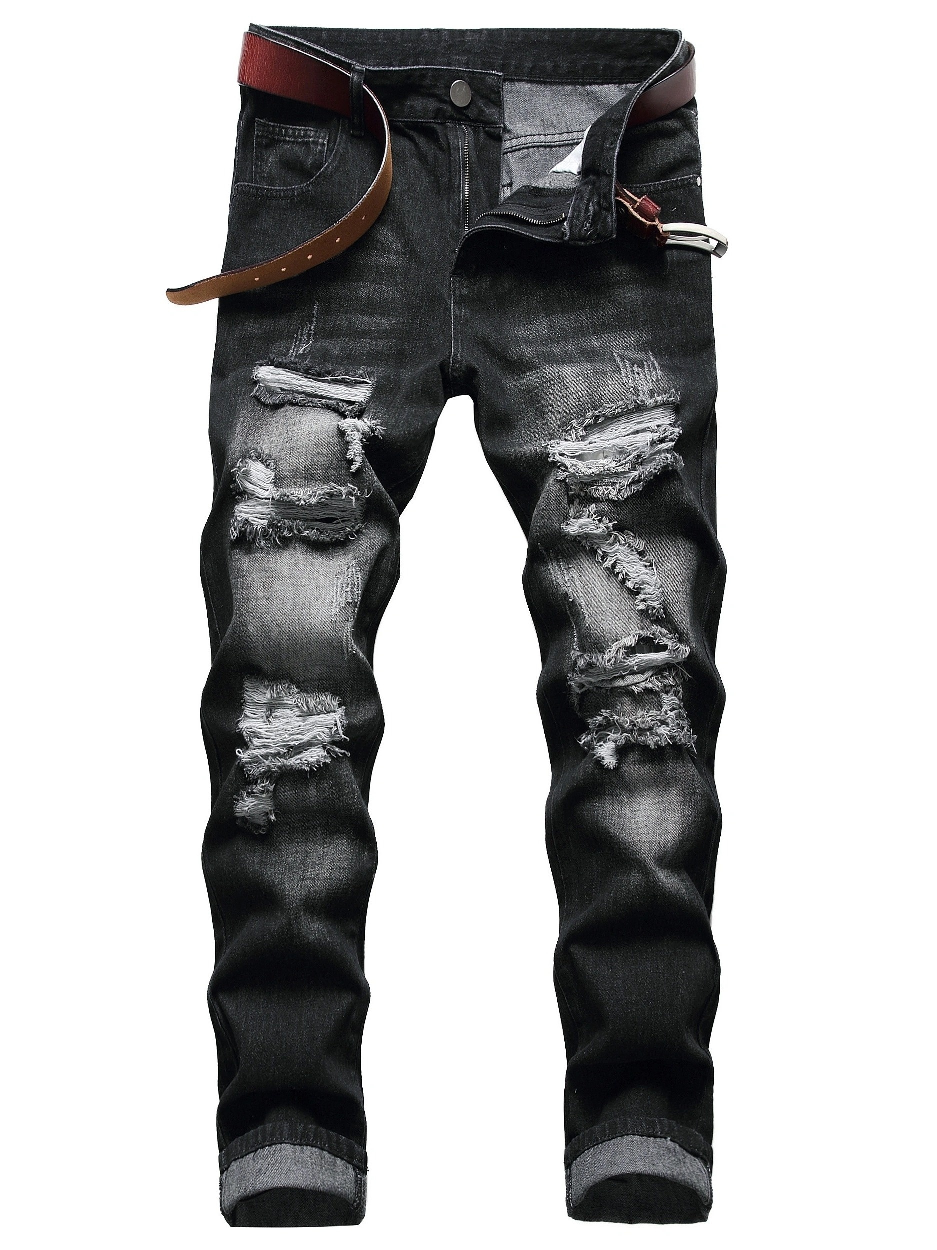 black designer jeans sold on Temu United States