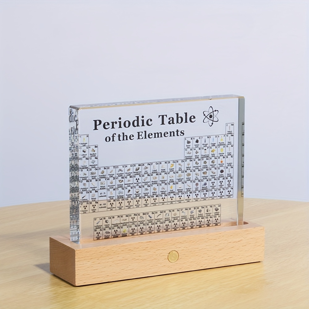 2d flat] 2d periodic table elements acrylic display element Temu