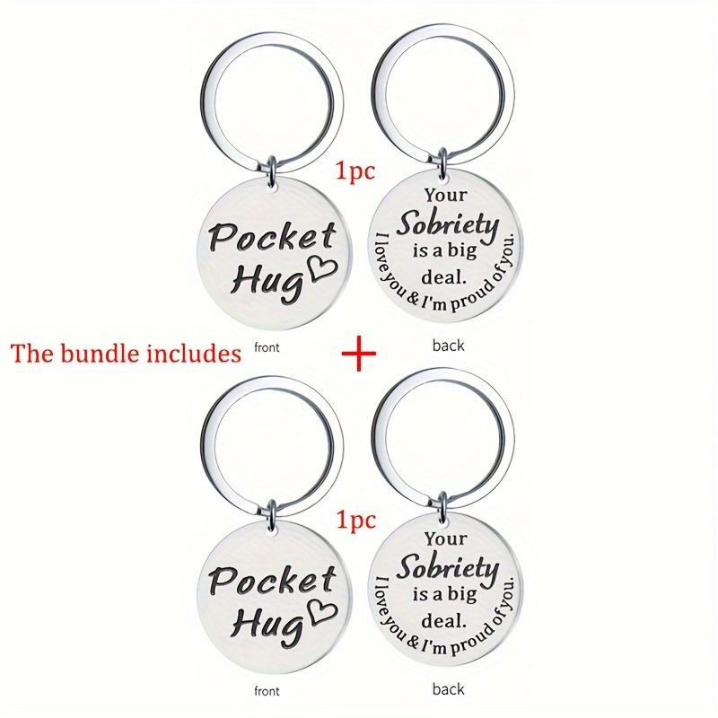 TEMU This Set Of 2 Stylish And Sturdy Alcohol/keychains Is Perfect For Anyone, Making It A Great Motivational Present For . Are For Many Events Like