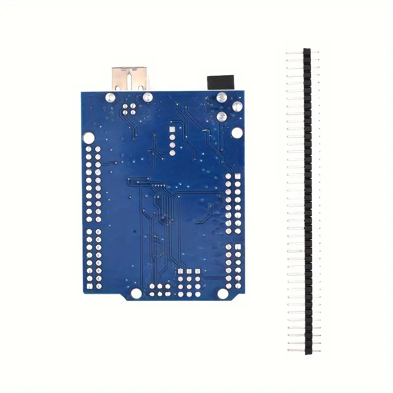 3 placas de desarrollo r3, microcontrolador 328p-au, versión ch340g, compatible con ide, cable usb y cabezales de pines de 2,54 mm, montaje en pcb, de cobre, conexión rápida, fuente de alimentación de 36 v, no batería Detalles del producto 9