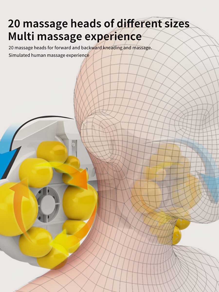 MASSTECK Complete Body Massage Mat Featuring a Shiatsu Neck Massager, 3D Lumbar Support & Relaxation, Back Heating, 10 Vibration Motors, Comprehensive Massager for Neck, Back, Waist, Hips, And Legs, Aids in Body Relaxation, Ideal Massager Gift for Parents And Both Genders