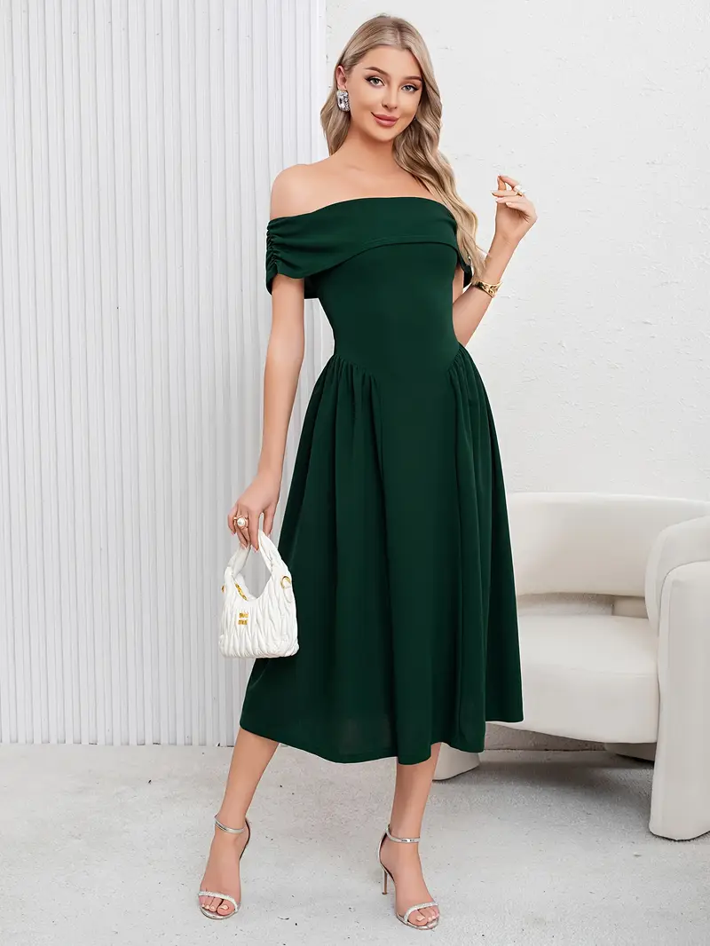 emerald green midi dress for wedding guest Just To Know You Emerald Green Floral Midi Dress Shop the Mint