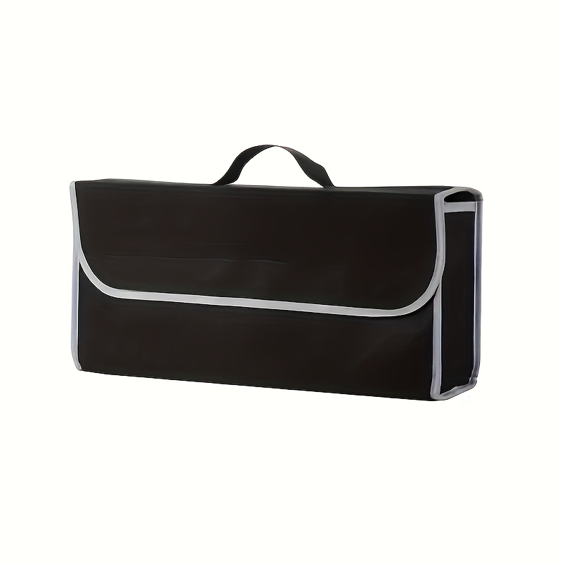 TEMU High-quality Durable Felt-lined Car Finishing System - Expandable Folding Suv Trunk And Vehicle Storage Container With Modular Design For Cars,