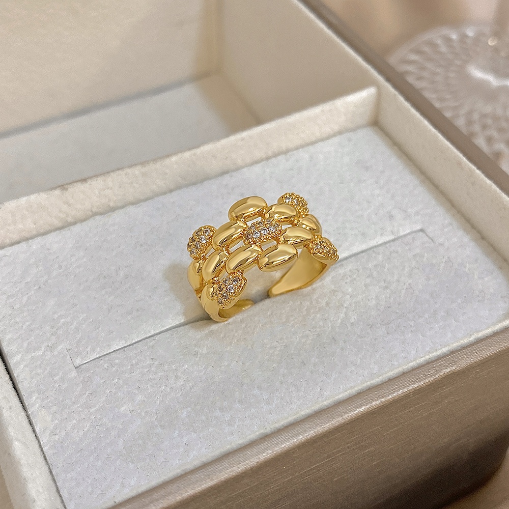 E-shop 1 Stück Rock Punk Künstlicher Synthetischer Zirkonia Offener Ring Schmuck Minimalismus Elegant/Vintage-Stil/Geeignet für den den Urlaub Ideales