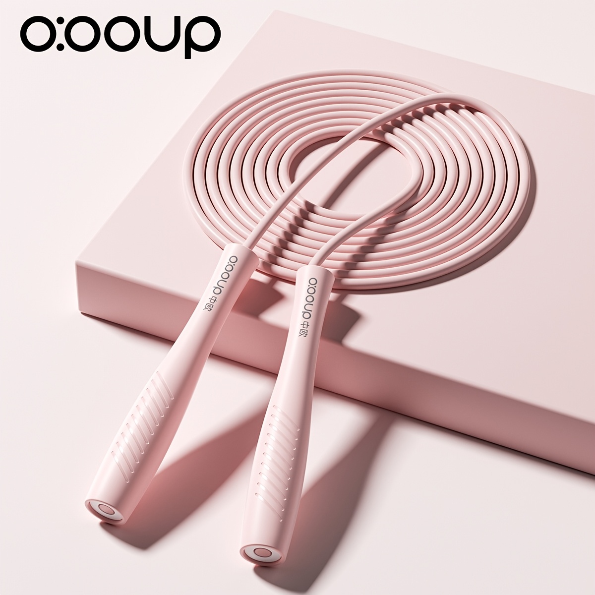 TEMU /118.1-inch Adjustable Jump Rope With Extended Length, Non-slip Grips, Suitable For Women's Weight Loss, Fitness, And Burning. Features A Pvc