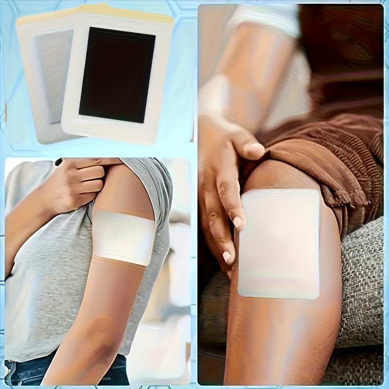 100pcs Traditional Heat Patches for Back, Knee, Neck - Natural Herbal Blend, No Chemicals, Safe for Sensitive Light Beige, Home Use, Light Beige, Comfortable & Warm