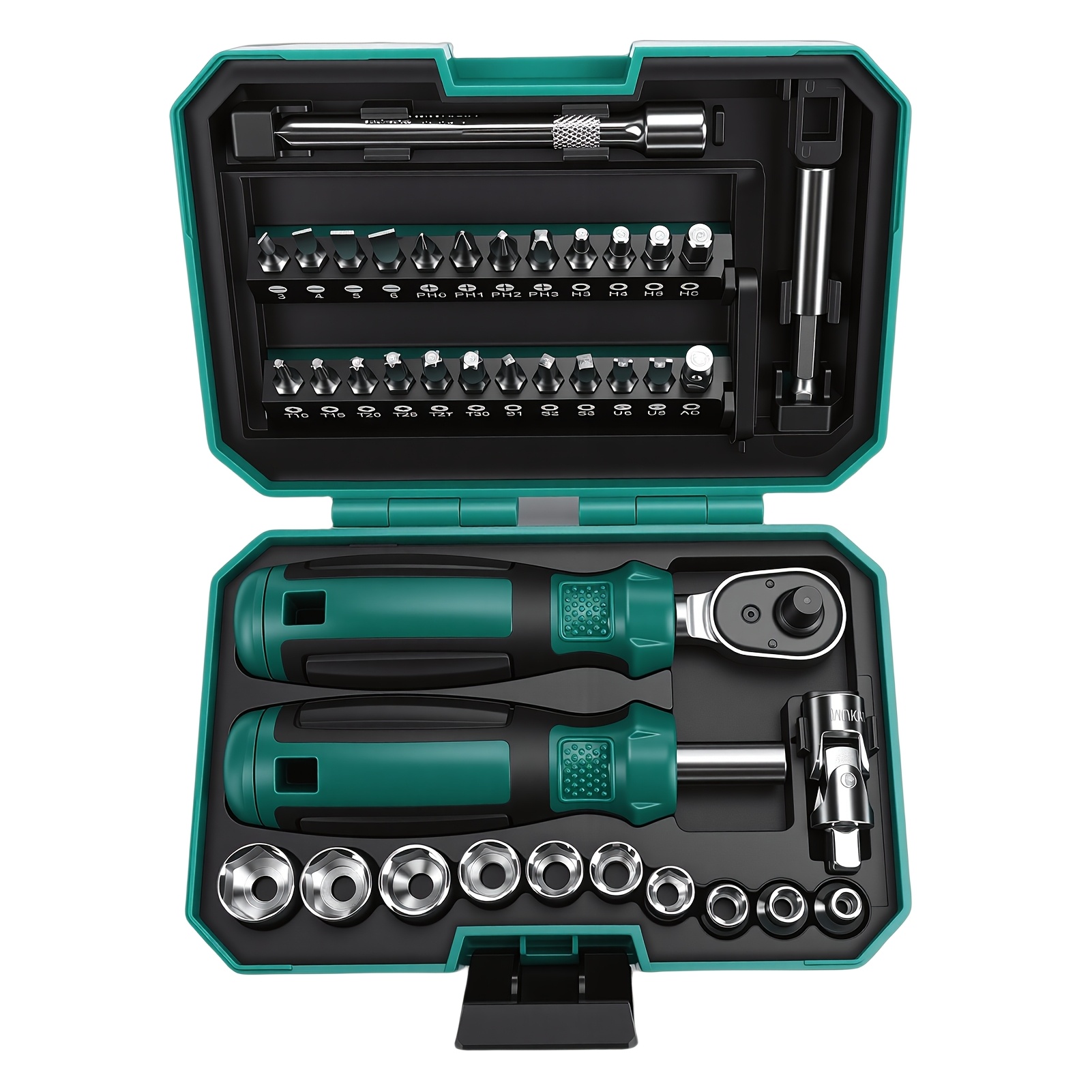 40pcs Socket Screwdriver Household Multifunctional Tool Combination Set