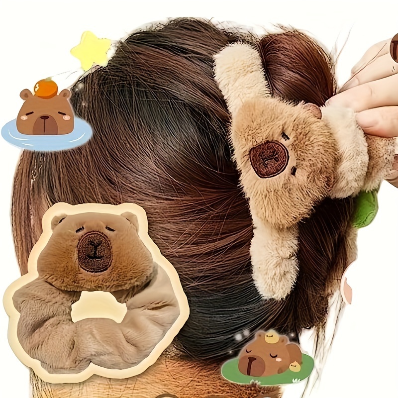 

Capybara Capybaras Cabybara, Barrettes à Cheveux, Pinces à Cheveux pour Femmes, Grandes, Mignonnes de Dessin , Cadeau