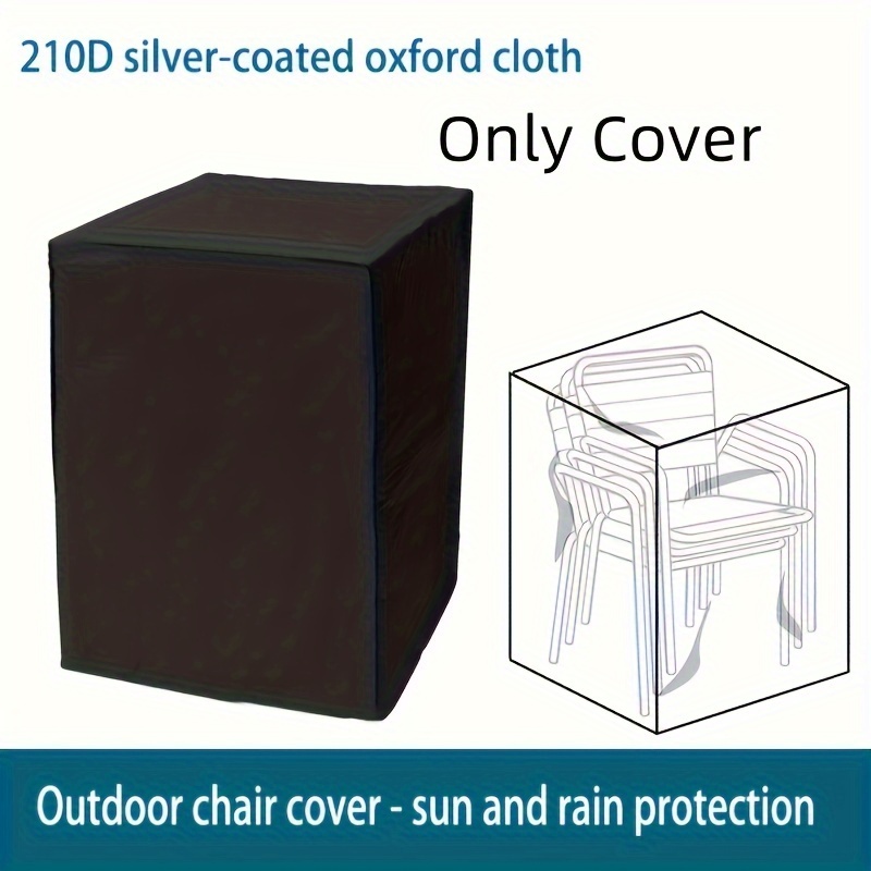 

1pc Waterproof Furniture Cover Patio Table Cover Rectangular Tear Resistant Chair Table Cover For Garden Patio Backyard
