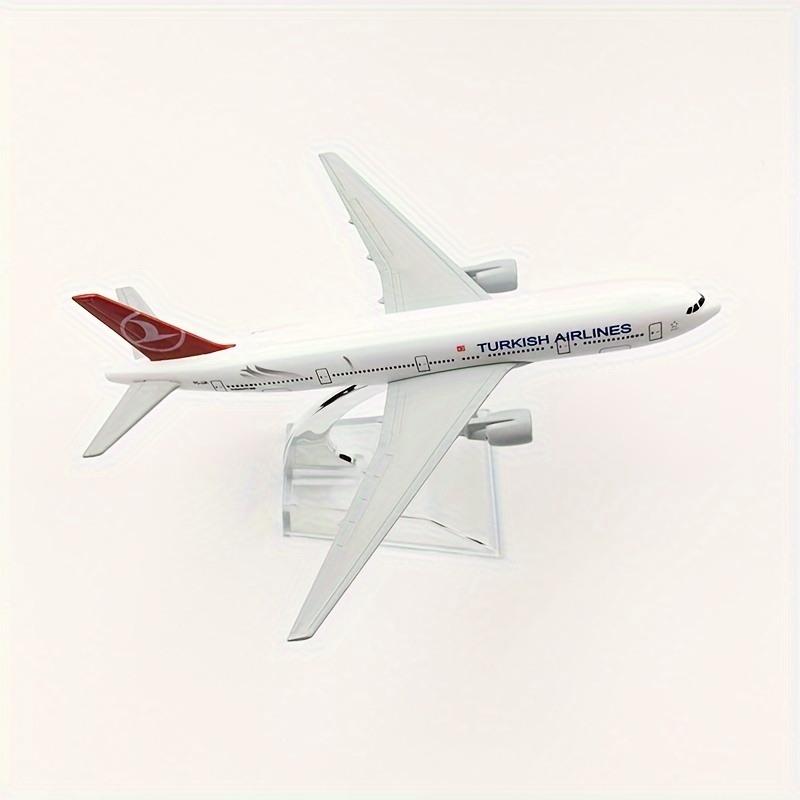 

777 Metal Diecast Model Airplane - 16cm Collectible Home Decor, Aviation Day Gift, No Electricity Required