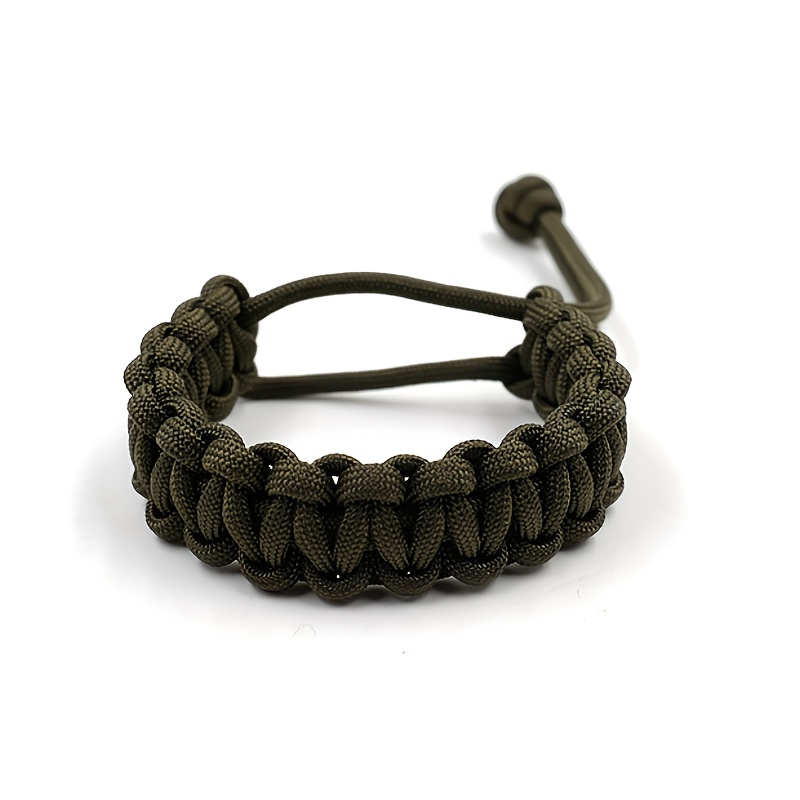 Men's Braided Rope Bracelets, Adjustable Cord Options in Grey & Beige