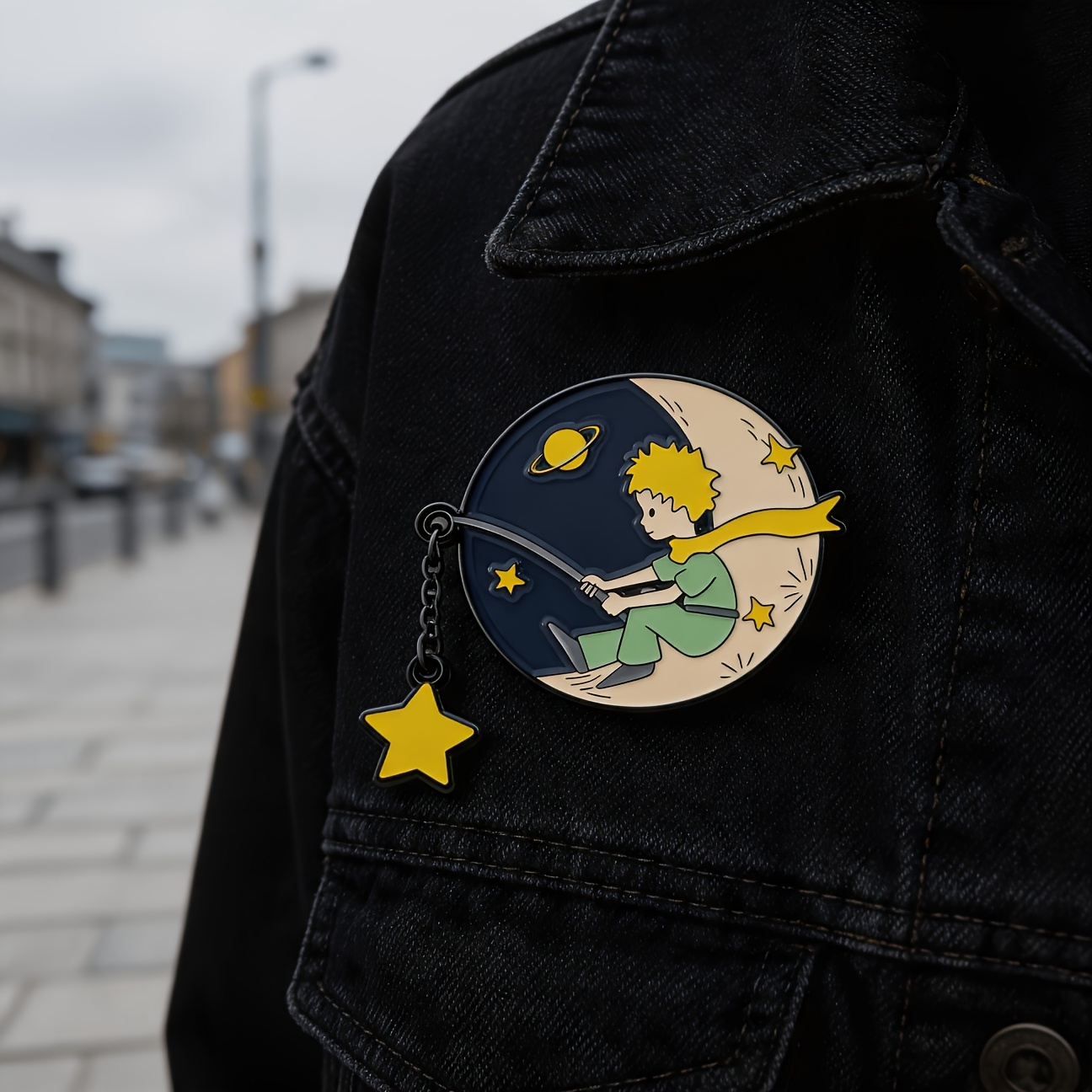 LE PETIT PRIN Badge, Perfect Souvenir Backpack Accessory