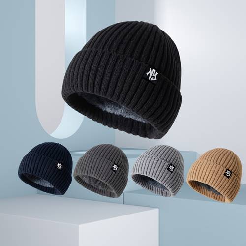 unisex thick lined warm hat soft stretchy lightweight and warm an essential for winter suitable for outdoor cold weather simple stylish comfortable and