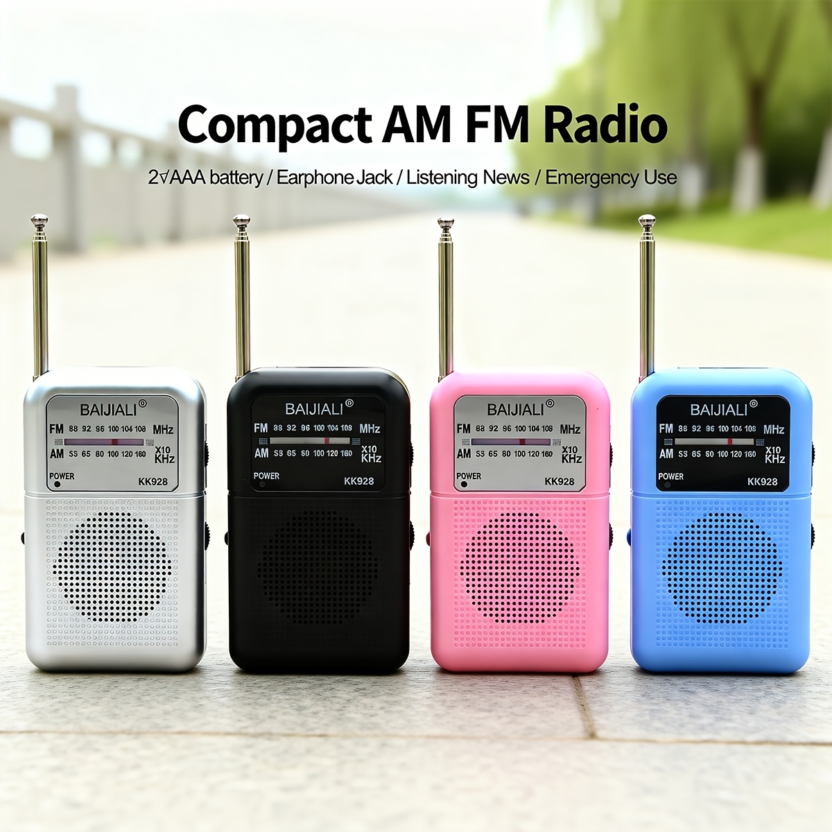 CARRFA Solar Powered Hand Crank Radio, Portable USB Emergency Weather Radio Am Fm Sw Radio Bt Speaker Flashlight Radio Indoor Outdoor Emergencies Khak - View #6