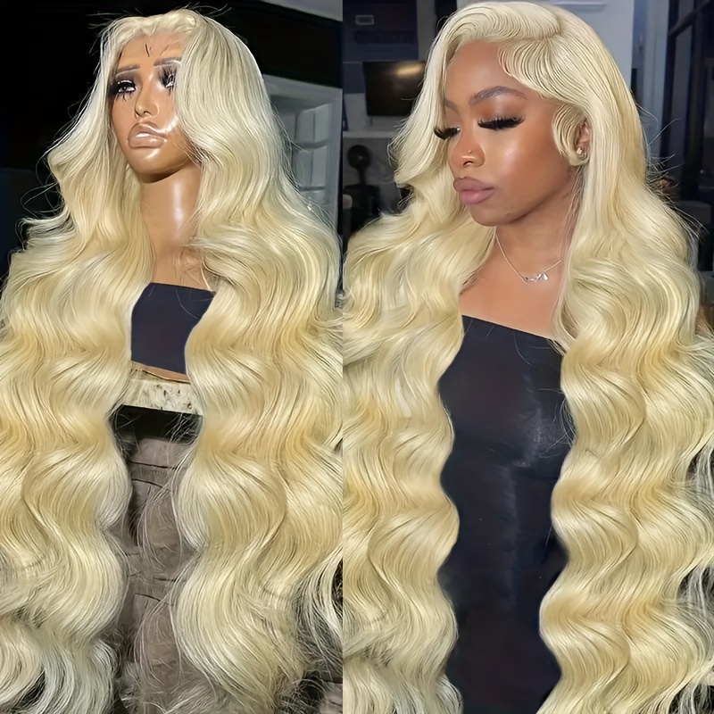 Image of 613 13x6 Body Wave Lace Front Wig Made From Human Hair, Featuring Hd Transparent Lace. This Pre-plucked Wig Has A Density Of 250% And Is Designed As A Body Wave Frontal Wig