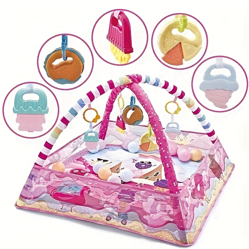 Ocean Ball Thema Speelmat Fitnessrek met Draagtas