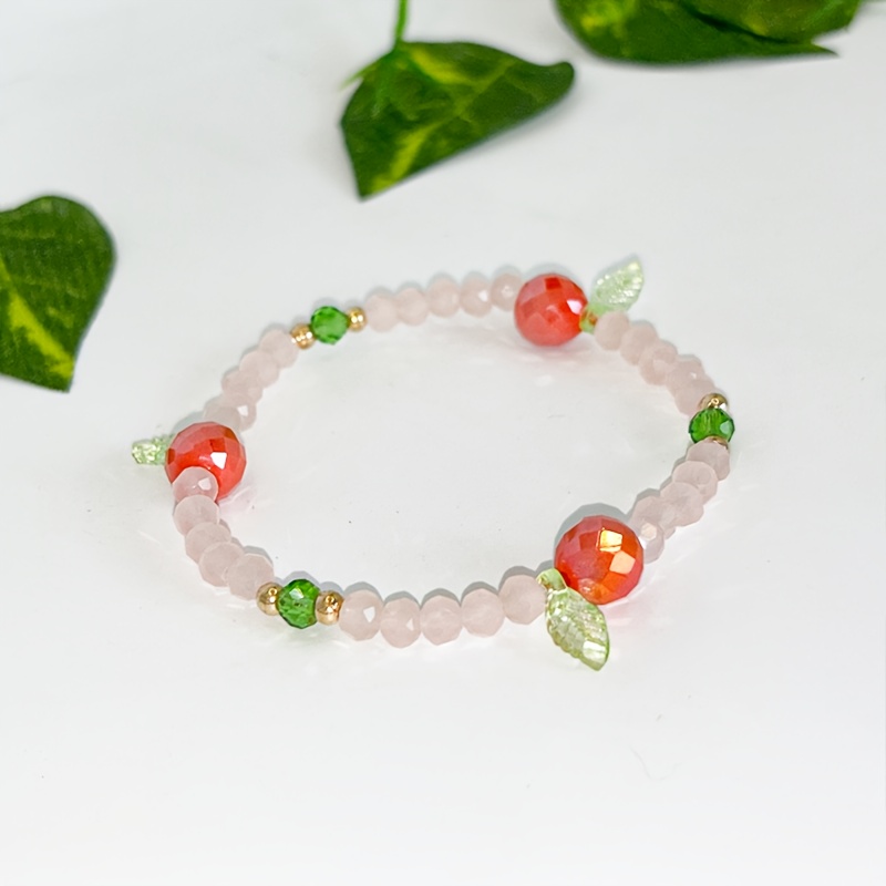 Creative Fruit Pattern Beads Women Fashion Bracelet for Summer