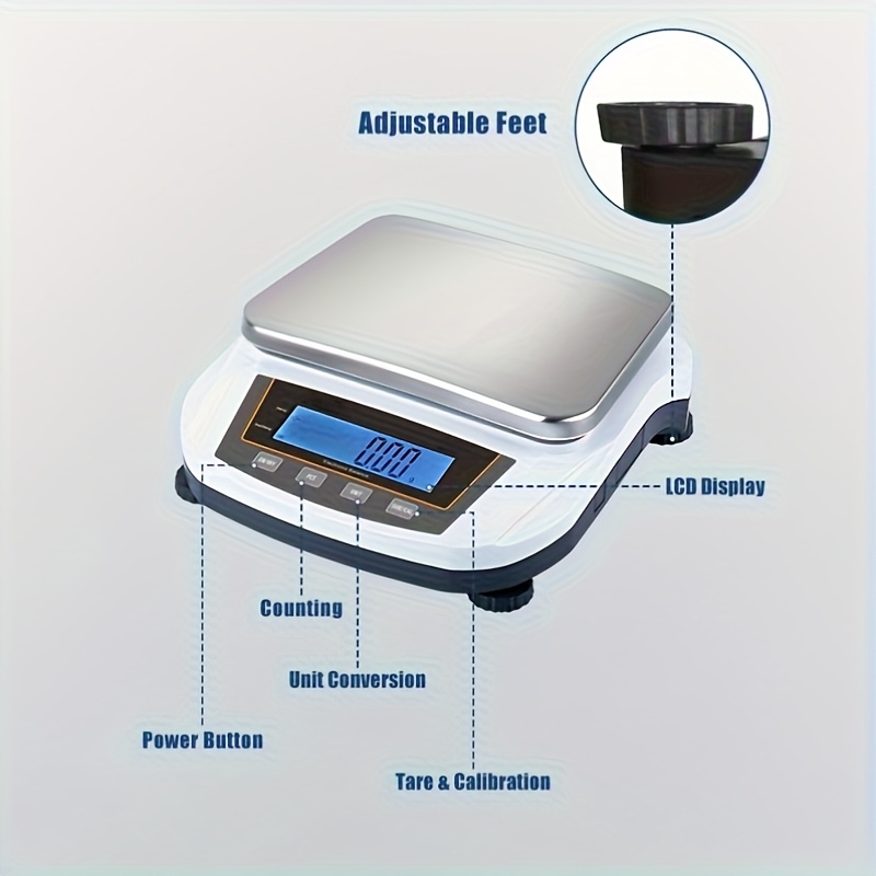 Balance De Cuisine Numérique,5kg/1g Numérique De Haute Précision