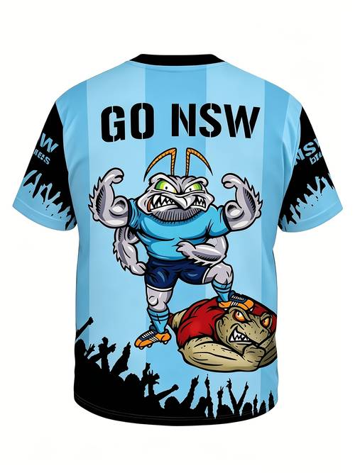 men plus size all t shirt mascot sport