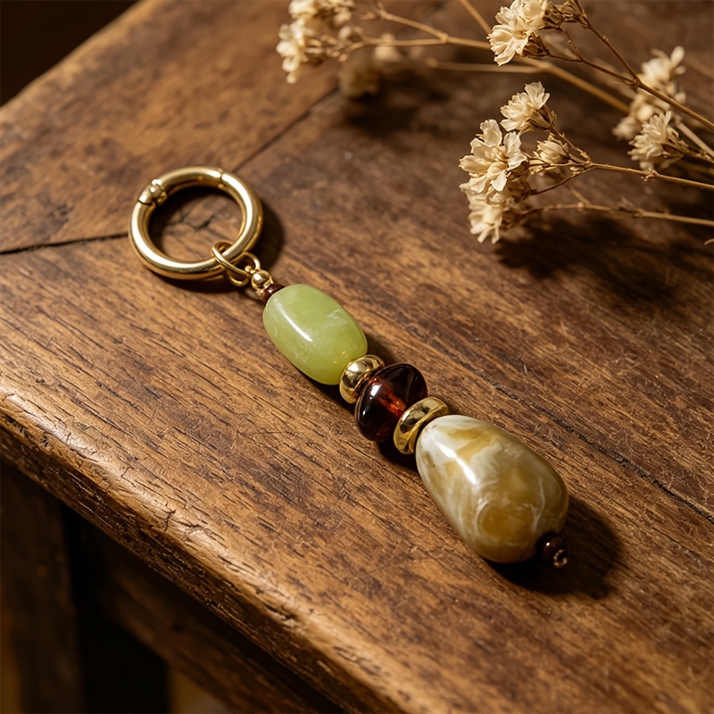 Women' Accessories Acrylic Beaded Keychain