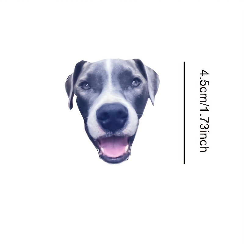 TEMU 45/90 piezas de pegatinas de personalizadas para la cara, decoración de fiestas, decoración de graduación para perros de , decoración de 'S,
