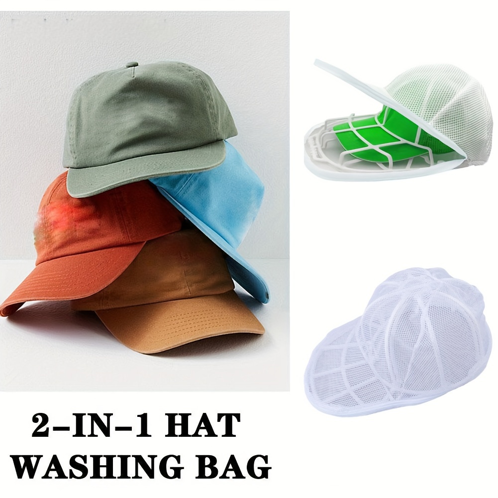 

Sutnscw Hat Washer Frame Zippered Polyester Bag - 2pcs Shaped Cap Washing For , Cleaning Hat - Maintains ,