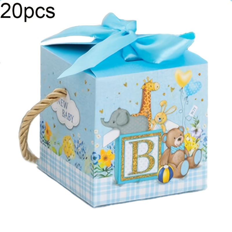 E-shop 20 Stück/Pack Neue Cartoon-Geschenkbox, Geburtstagsgeschenkbox, Souvenirbox, Familienparty Kleine Geschenkverpackungsbox