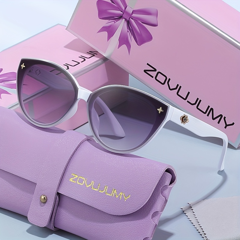 Fashionable Cat Eye Frame Fashion Glasses with Cross Mirror