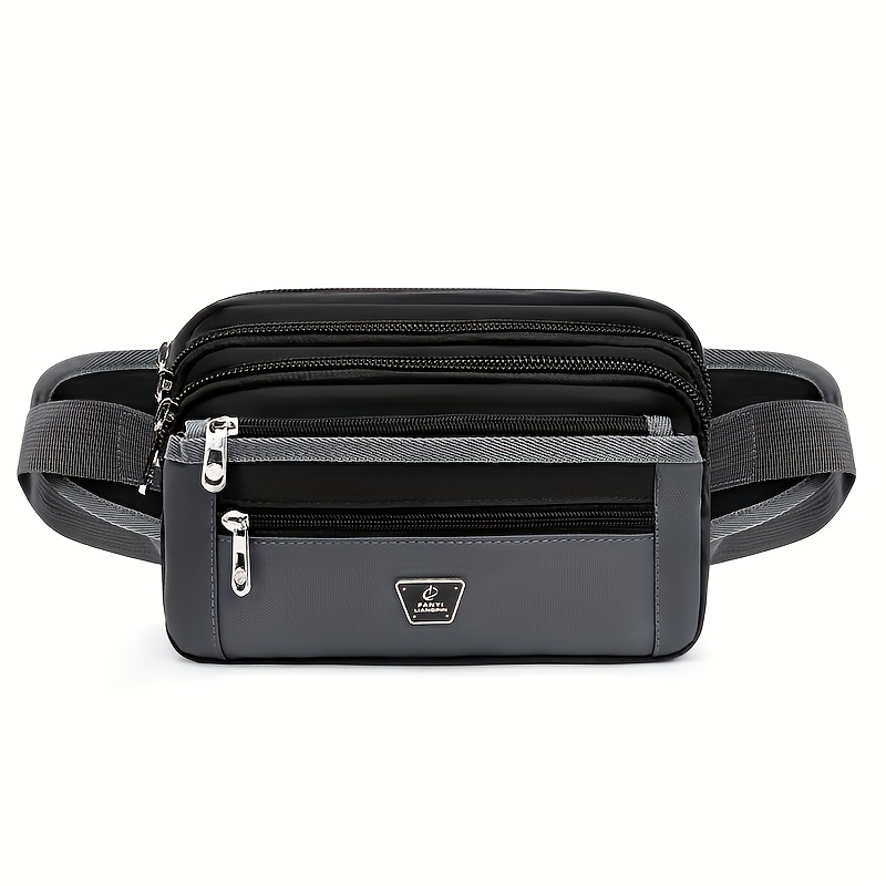 Image of Trendy Belt Bag For Men, Business Cash Waist Bag, Portable Outdoor Sport Sling Bag, Multi-functional Bag For Going Out