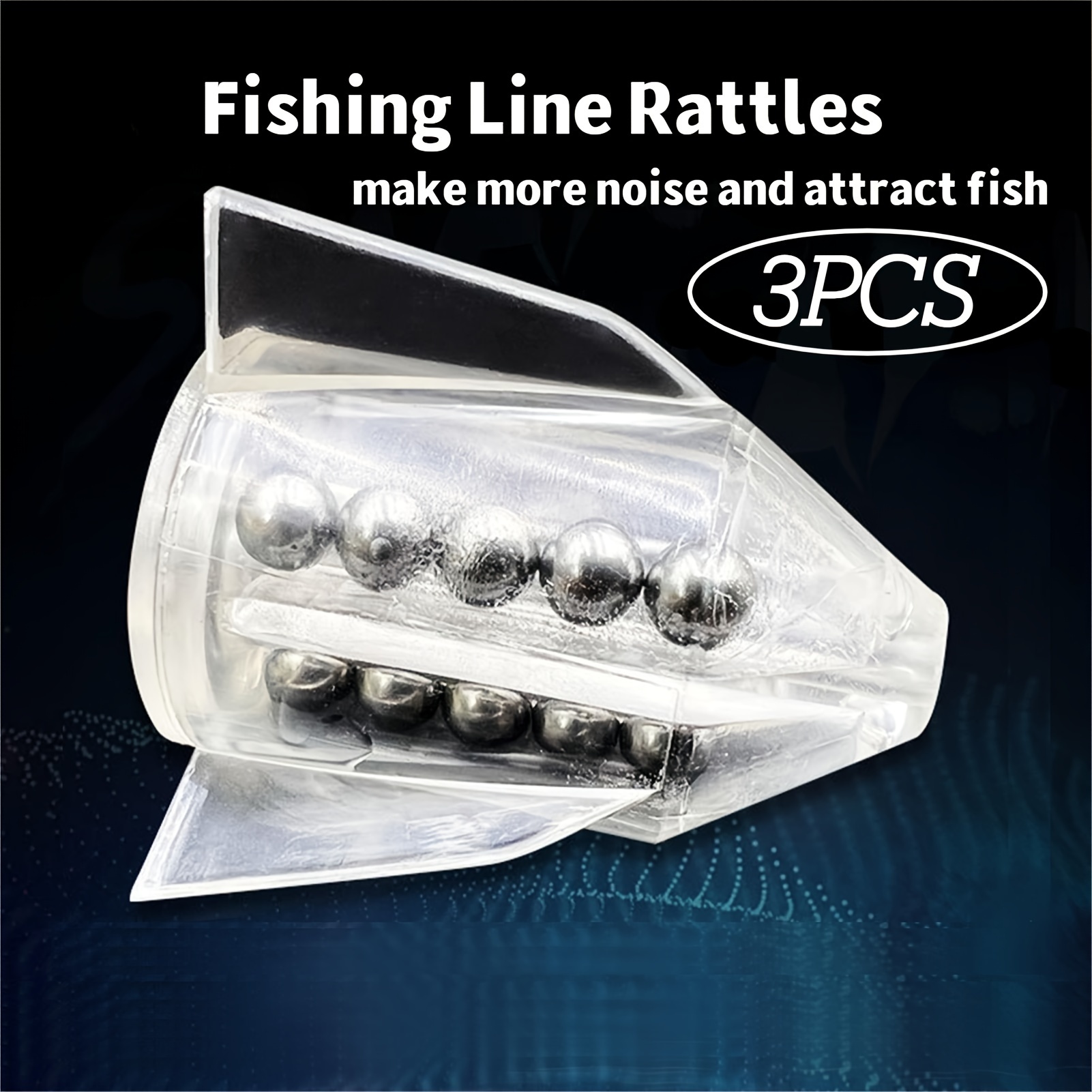 B&U 10pcs Glass Rattle, 3mm/4mm/5mm Insert Tube Rattle For Jig Lure, Fly  Tying Fishing Rattle