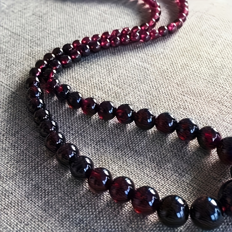 Burgundy Red Pomegranate Pendant Necklace