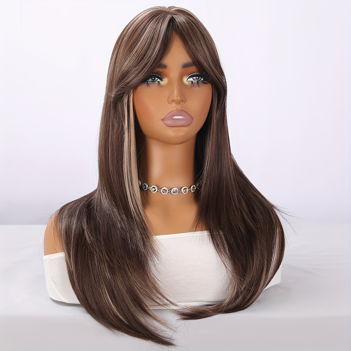24” Rose Silky Straight The Aline Bouquet (Medium) | 24 Red, Pink, Gold, Hot Pink  main image 3