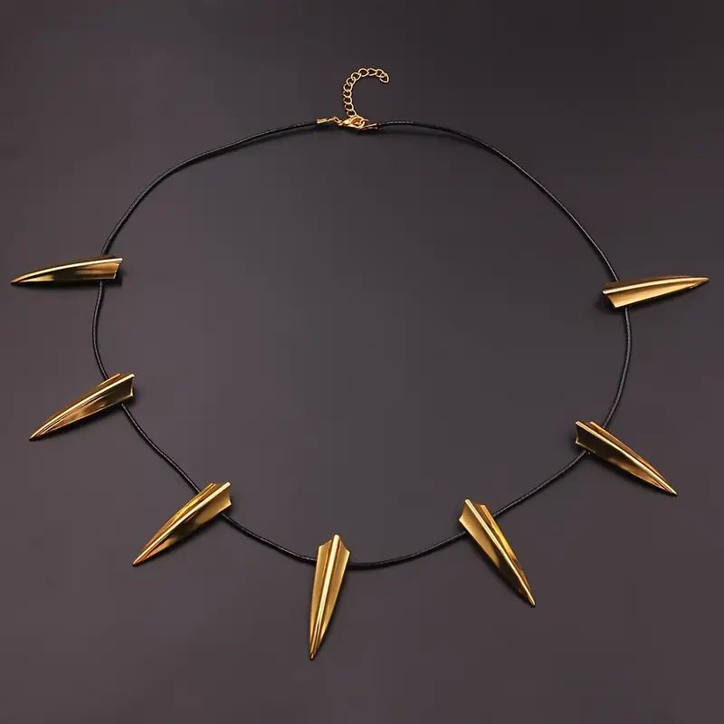 1pc necklace simple hip metal pendant necklace jewelry accessories for patry decor details 2