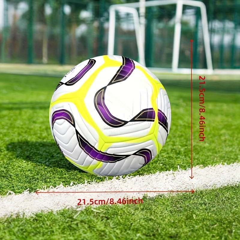 1pc outdoor indoor soccer football machine sewn marking neon green purple panels with training competition casual games durable official like for adults soccer balls soccer training equipment soccer gear soccer balls high footballs professional soccer balls training footballs socccer balls soccer items footballs balls soccer balls soccer training equipment Product details 3