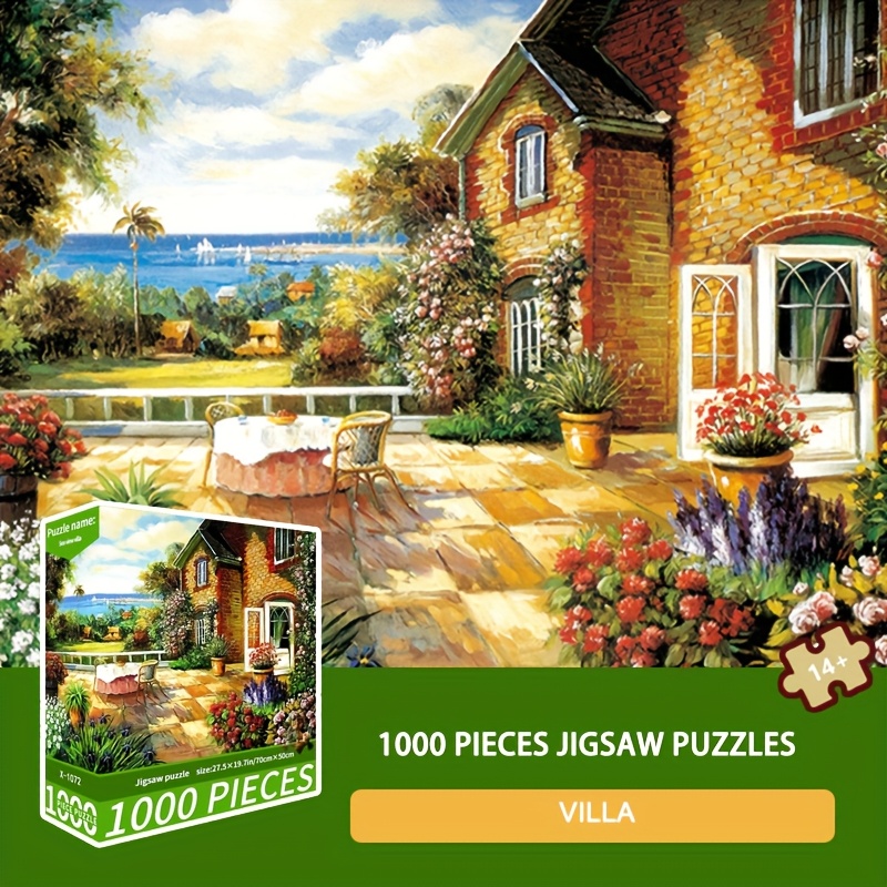 Puzzles Gratis Paisajes Flores 1000 Piezas, Rompecabezas De Escape