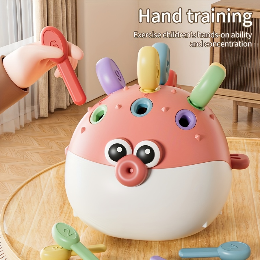 Cute Pufferfish Toy, Sensory Development Playset