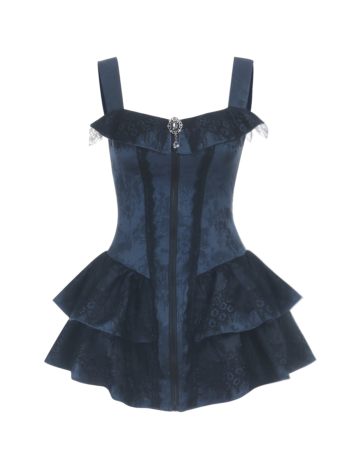 ana de armas black dress movie Steampunk Peacock Corset Dress – Steampunk Outfit