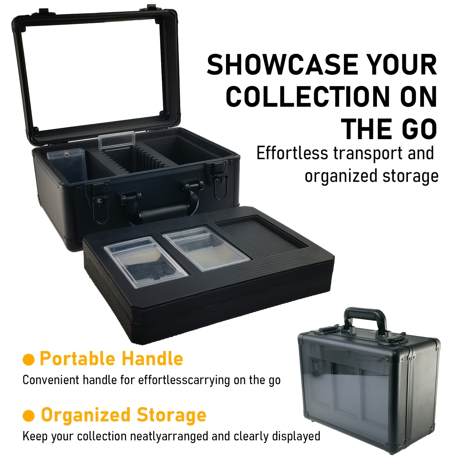 3 row graded card storage box organizer - Temu Greece
