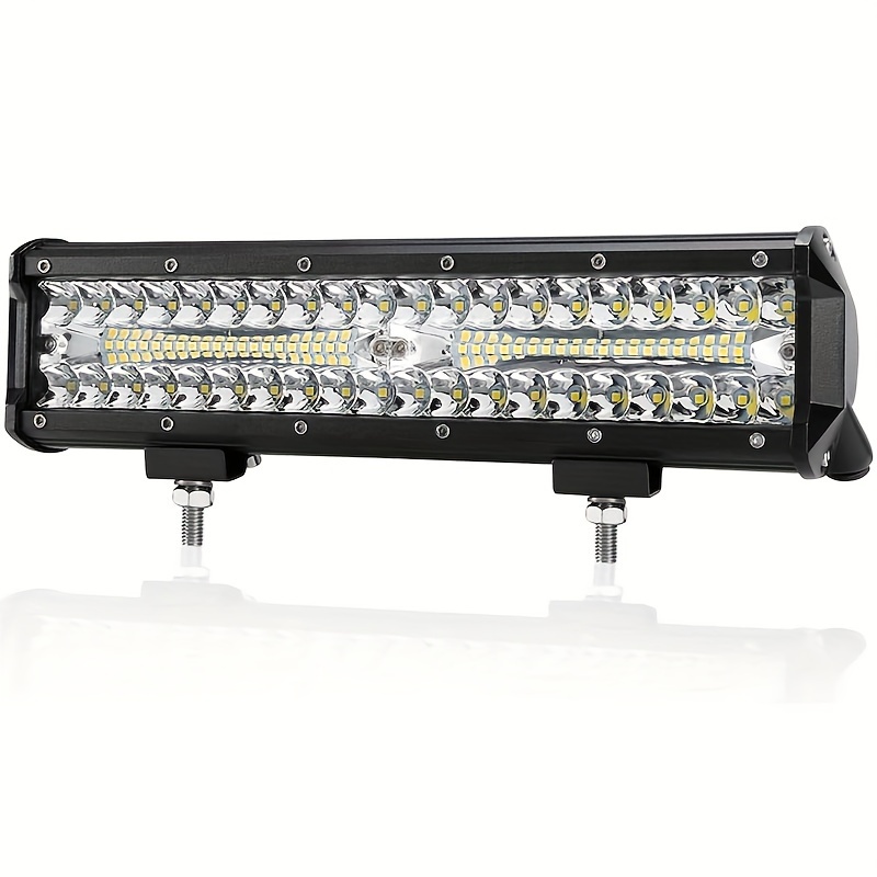 Barra de luz LED ámbar de 30 pulgadas, parte AKD de 120 W, luz de  conducción todoterreno, kit de barra LED delgada de una sola fila, luz de  trabajo