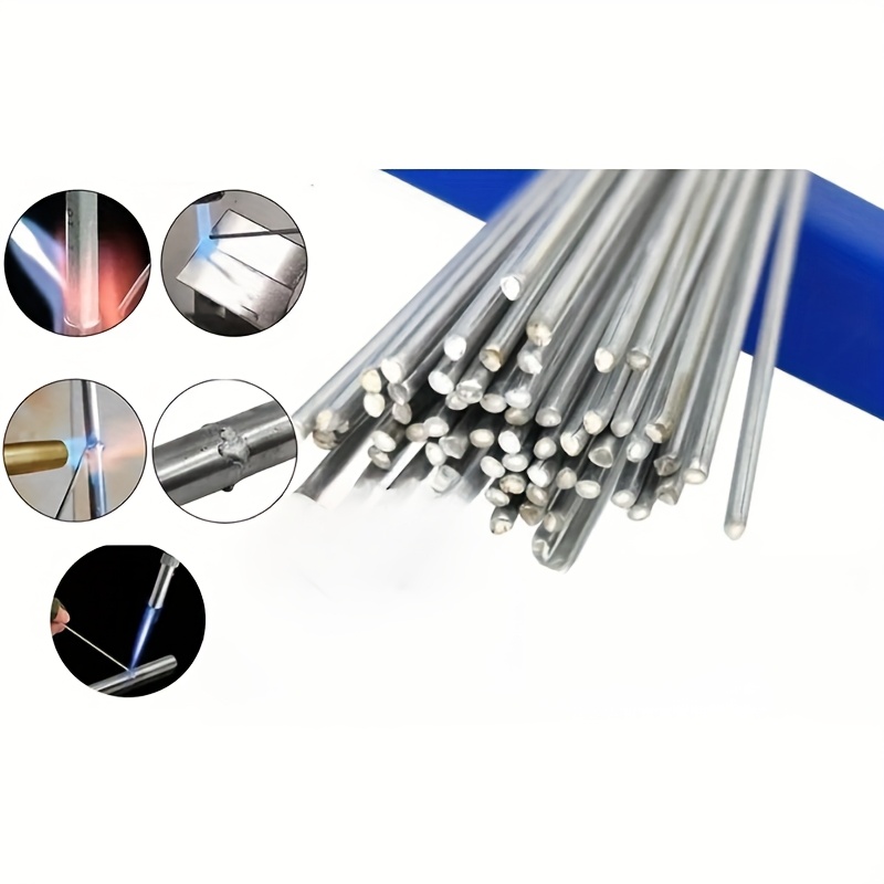 TEMU 10 Stainless Steel Welding Rods, Low Temperature Universal Welding Line, Suitable For Copper, Iron, Aluminum And Stainless Steel , All Kinds Of Metal Repair