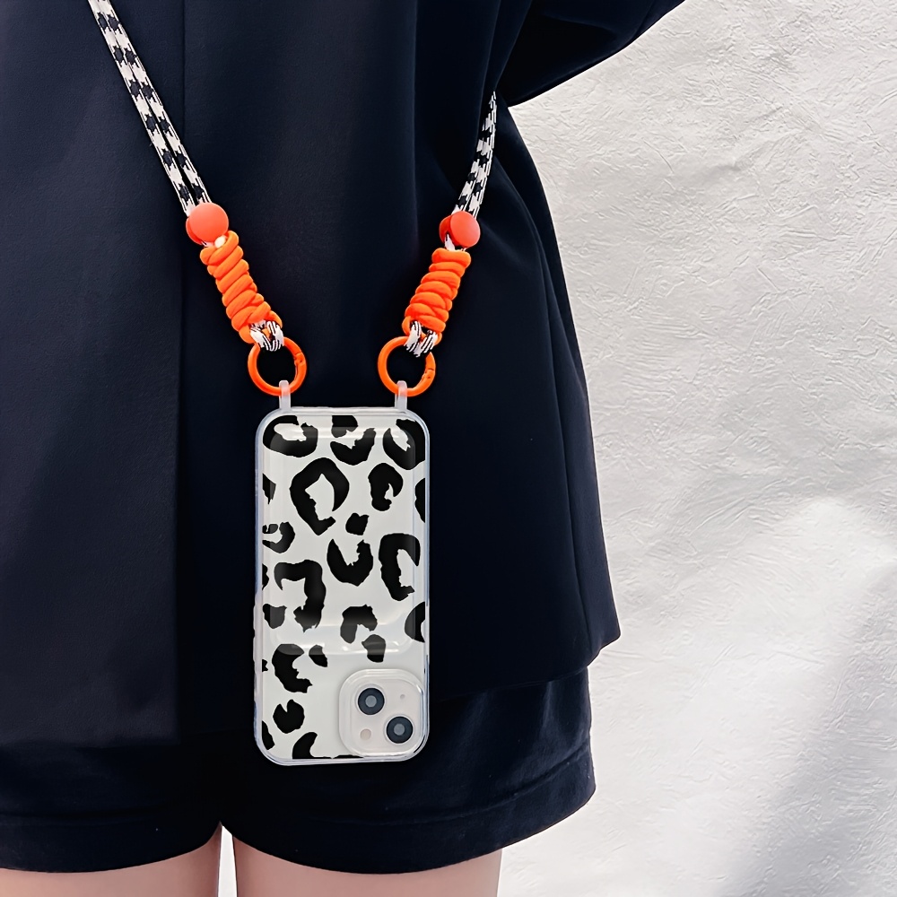 Phone Case: Leopard Suitable For Iphone 18 Pro Max/17/16/16 Pro/16 Plus/16 Pro Max, 15/11, Phone Case, , Durable, Shockproof,, Minimalist , Ultra-thin And Soft, With Lanyard