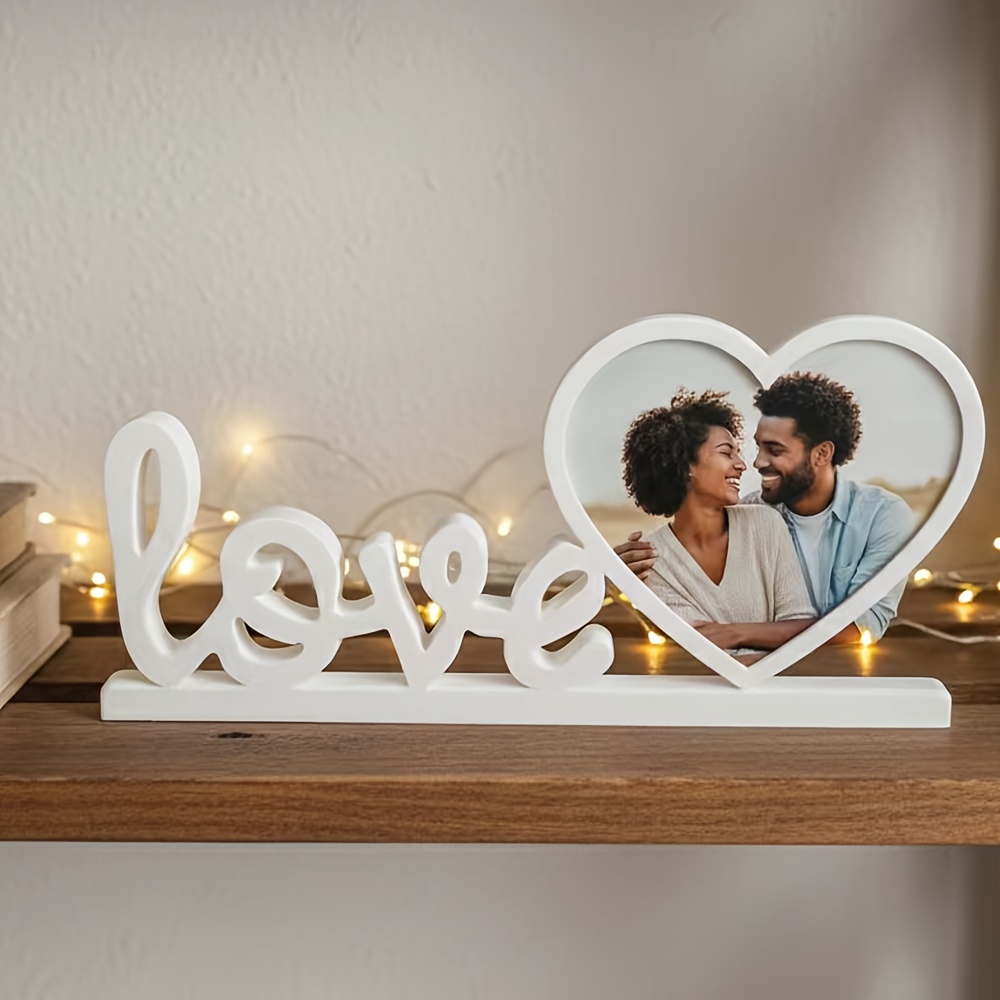 Desktop Love Photo Frame, Suitable For Furniture Bookshelf Decoration