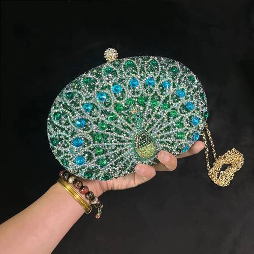 clutch purses for women evening wedding formal round clasp handbag bag