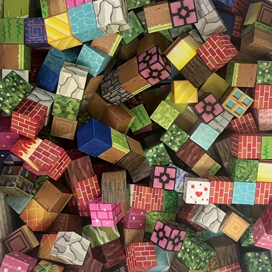 Magnetic Blocks- 100pcs Magnetic Blocks-Build Magnet, Magnetic Toys For Boys & Girls, Cubes Construction Toys, Perfect Gift For Halloween, Thanksgiving, And Christmas, Easter, Birthday Gifts