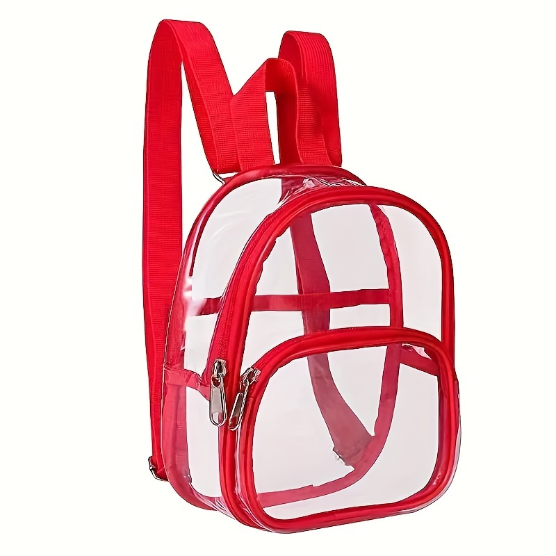 Clear Drawstring Bags Pvc Portable Waterproof Backpack - Temu